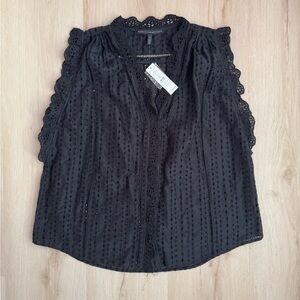 🔖NWT Black Lace Sleeveless Top